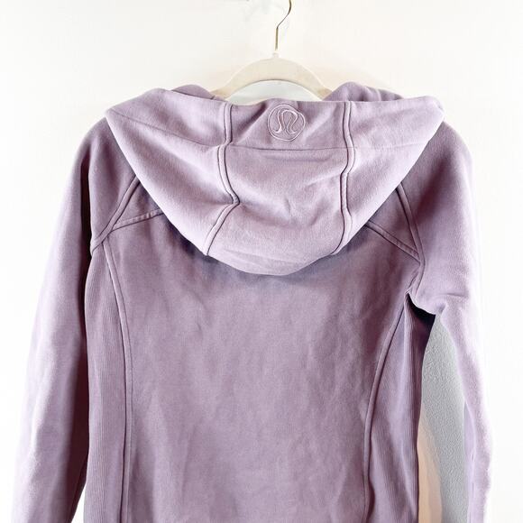 Lululemon Scuba Full Zip Hoodie Sweatshirt Purple Ash 6 - Picture 6 of 9